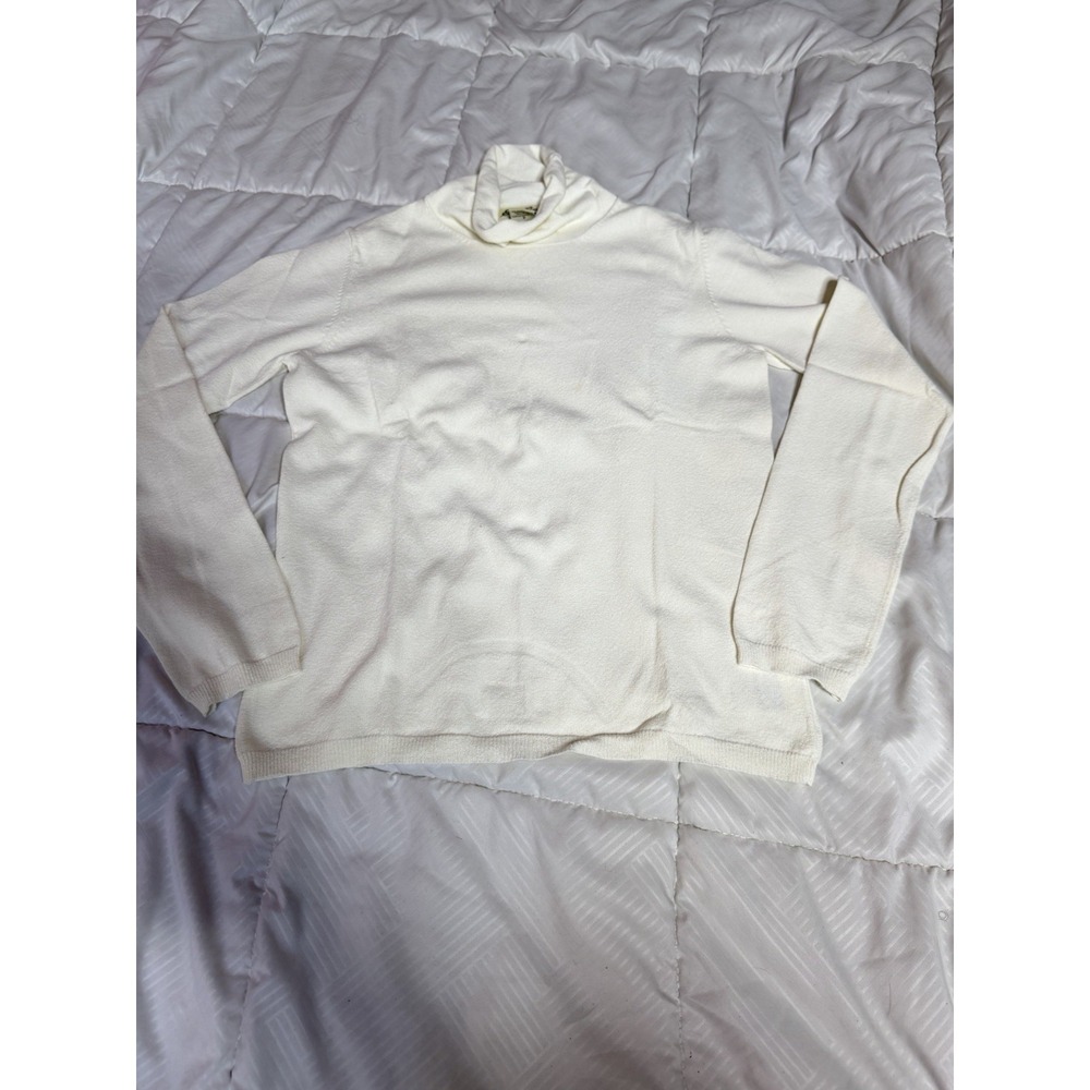 Eddie Bauer Women's‎ Turtleneck Cream Size S A1-0038